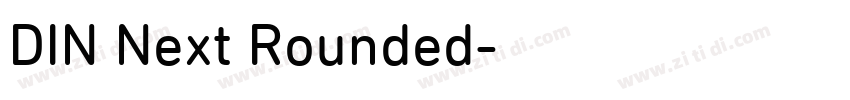 DIN Next Rounded字体转换